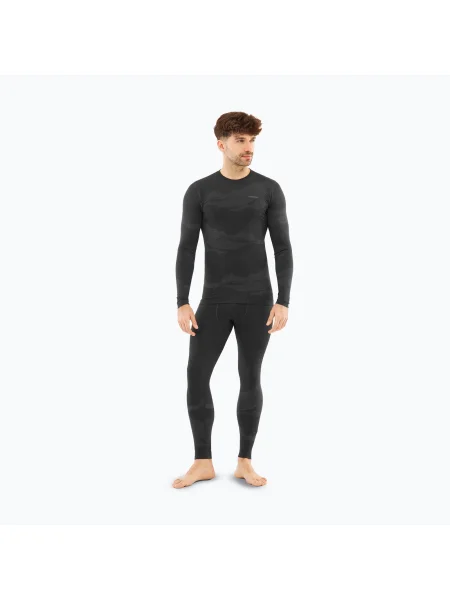 Set de lenjerie termică pentru bărbați Viking Gasher black negru