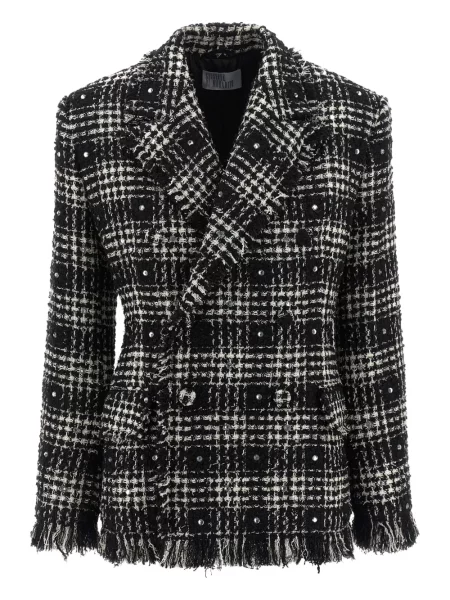 Sacou Giuseppe Di Morabito din tweed negru