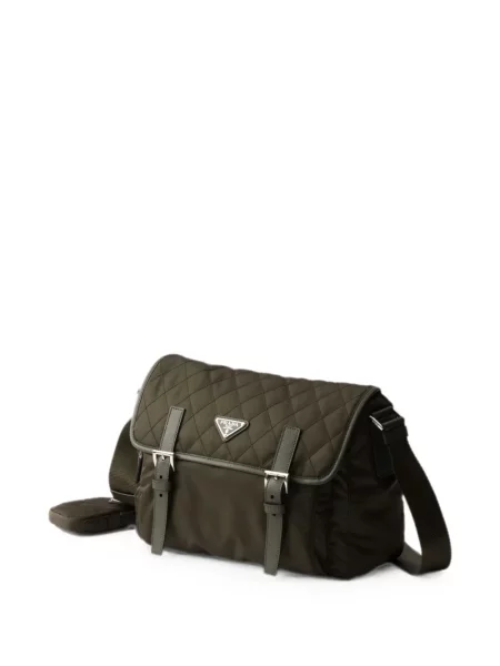 Matlasat geantă Prada verde