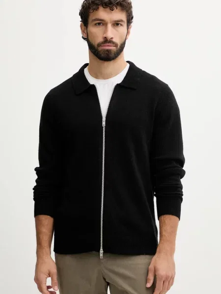 Pulover z dodatkom volne Lindbergh črna