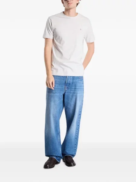 Tricou Gant cu broderie