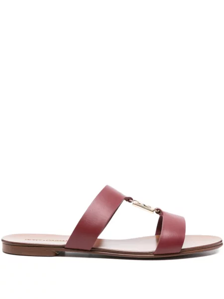 Sandale Dolce & Gabbana din piele roșu