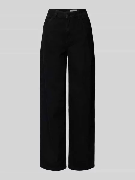 Jeansy z 5 o kroju tapered fit model „HAZAL” Noisy May czarny