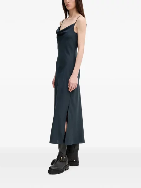 Rochie maxi Allsaints albastru