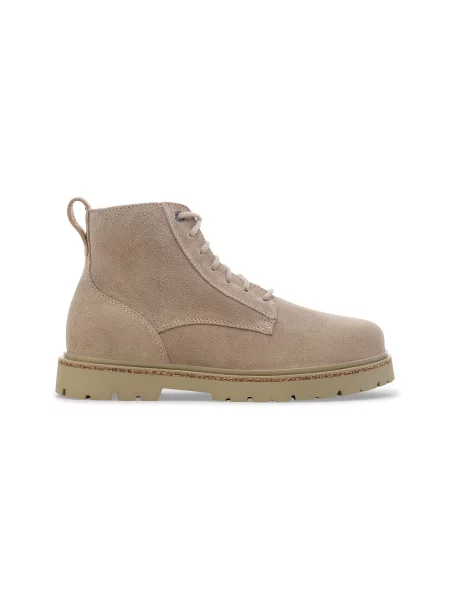 Botki Birkenstock koronkowe beżowe
