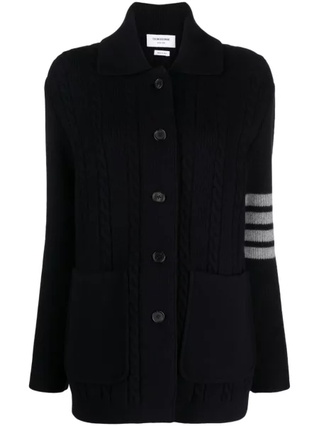 Cardigan Thom Browne tricotate albastru