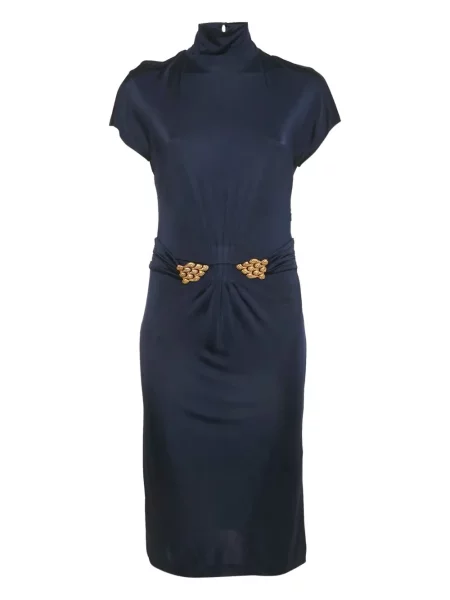 Rochie Roberto Cavalli din jerseu de costum albastru