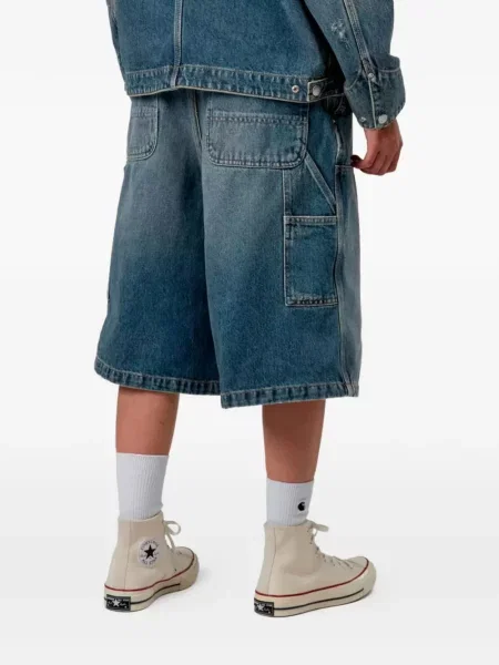 Дънкови шорти Carhartt Wip синьо