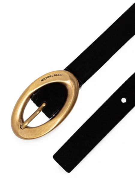 Reversibil bikini Michael Michael Kors cu broderie din piele de căprioară portocaliu