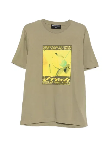 Tricou Iceberg cu imagine verde
