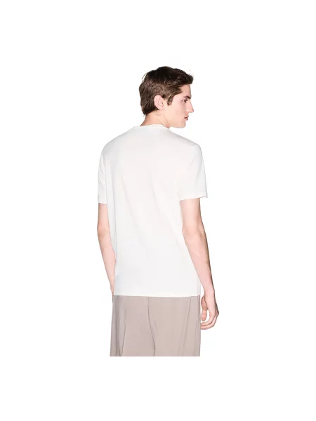 ARMANI EXCHANGE Tricou crem bej