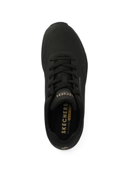 Скейт & стрийт маратонки Skechers с връзки с дантела черно