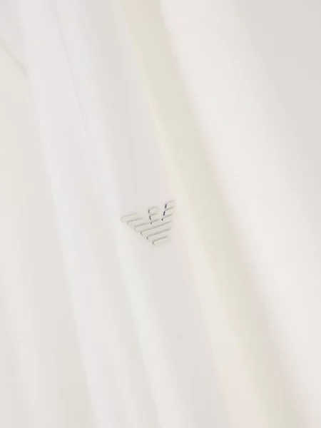 Polo Emporio Armani lyocell λευκό