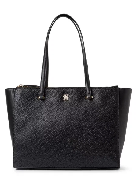 Shopperka Tommy Hilfiger czarna