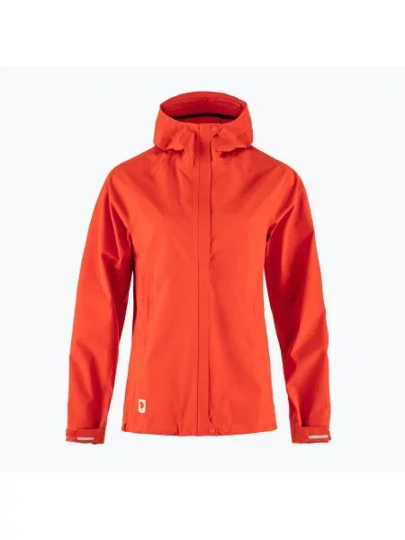Kurtka przeciwdeszczowa Fjällräven HC Hydratic Trail flame orange pomarańczowa