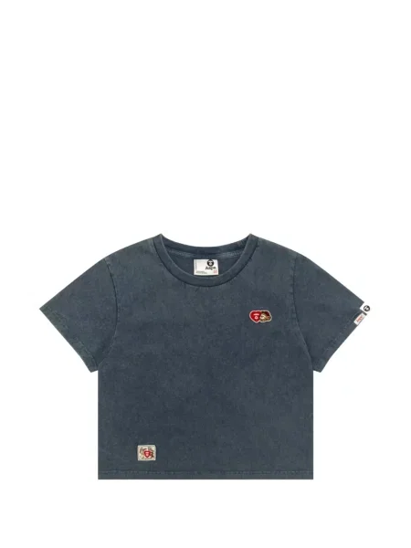 Tricou Aape By A Bathing Ape cu aplicații albastru
