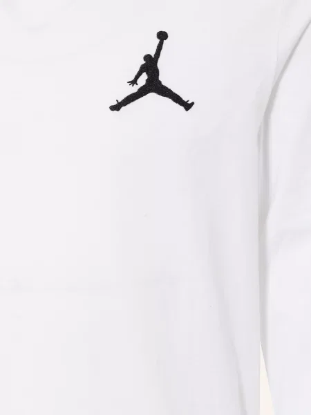 Jordan Koszulka Z Długim Rękawem weiss biała