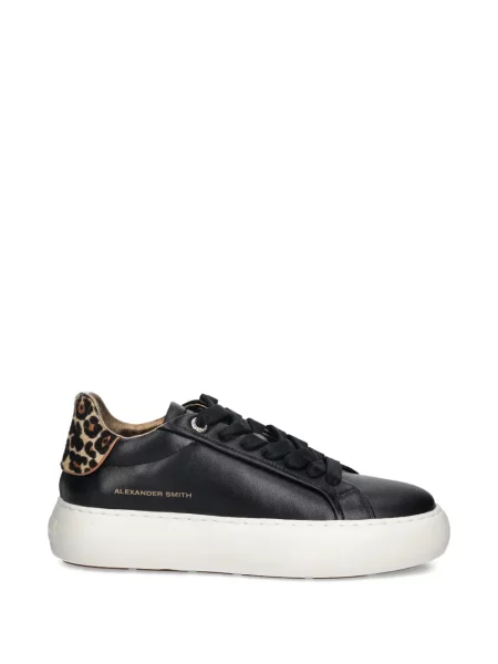 Sneakerși Alexander Smith cu platformă cu imagine cu model leopard negru