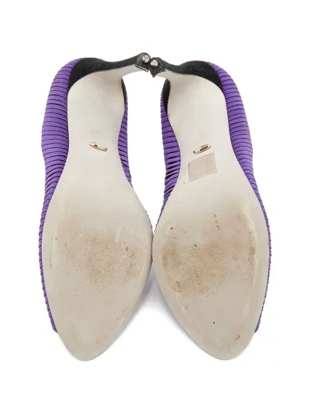 Pantofi cu toc Sergio Rossi violet