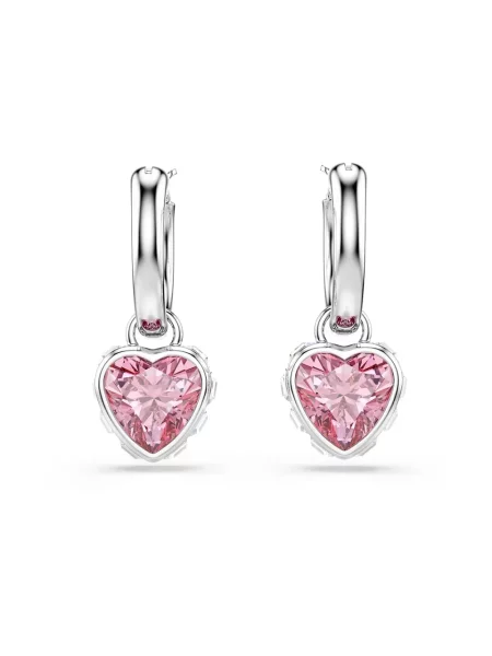 Swarovski kolczyki metalowe z cyrkonią CHROMA szare