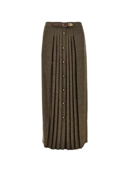 Cu centură fusta maxi Etro maro