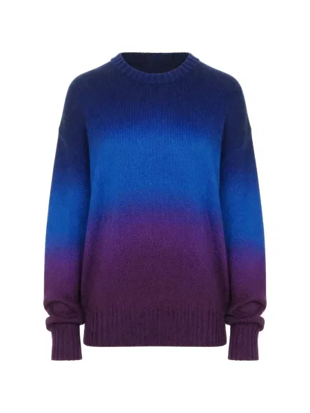 Hanorac Amiya tricotate cu gradient albastru