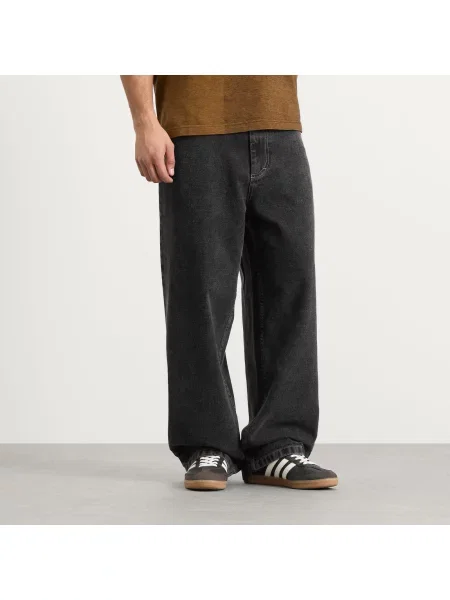 Szerokie jeansy Polar Skate Co. polarowe czarne