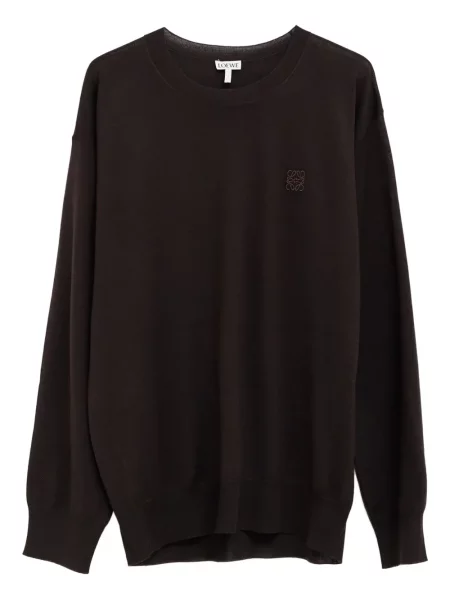 Pulover Loewe cu broderie maro