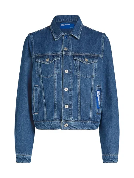 Karl Lagerfeld Jeans Geacă de blugi albastru