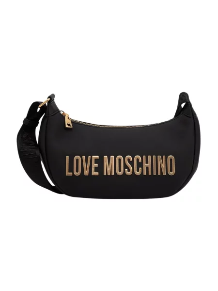 Love Moschino torebka crossbody z imitacji skóry czarna
