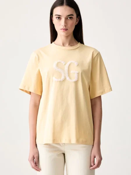 Stine Goya tricou pentru femei din galben