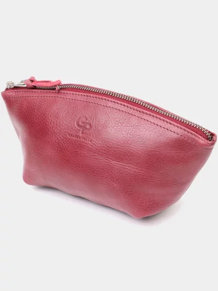 Grande Pelle Сумка-органайзер Шкіра бордовий