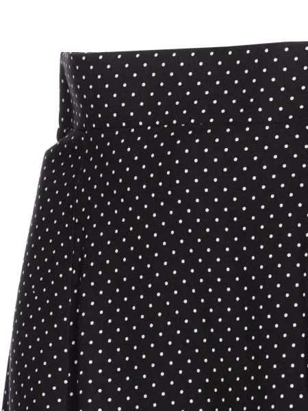 Spódnica Mar De Margaritas w grochy czarna