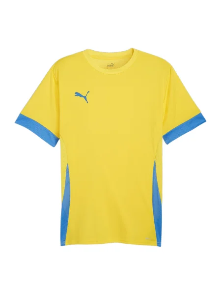 PUMA Tricou funcțional deschis / galben albastru