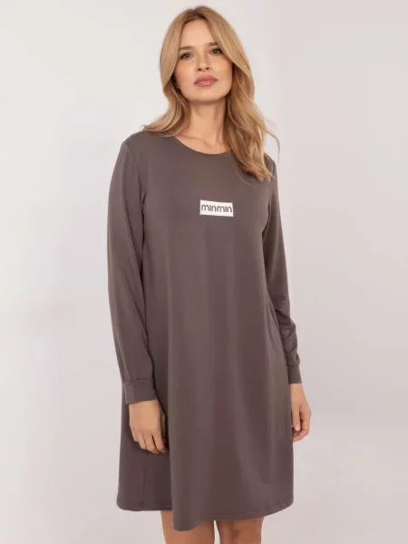 Rochie Fashionhunters de costum maro