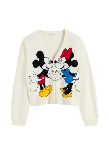 Cardigan Chinti & Parker cu motiv cu inimi