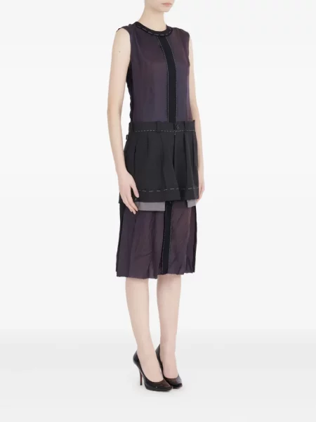 Костюм сукман Maison Margiela без ръкави виолетово