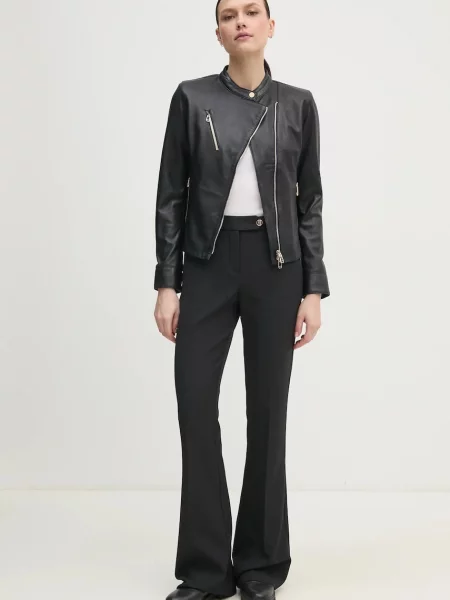 Шкіряна куртка Joop! Livia перехідна чорний