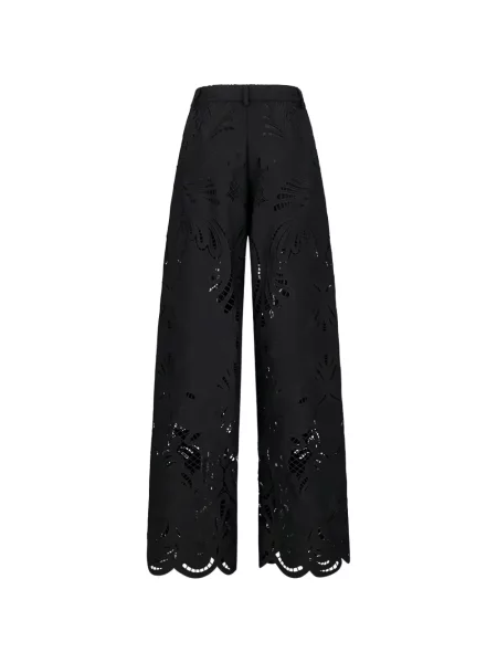 Pantaloni Giuseppe Di Morabito din dantelă negru
