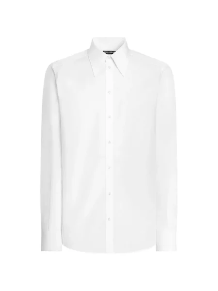 Gulerat lung cămașă Dolce & Gabbana alb