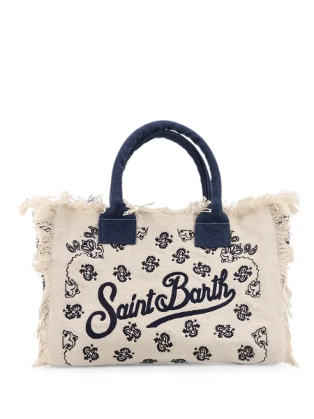 Geantă shopper Mc2 Saint Barth cu imagine cu model paisley