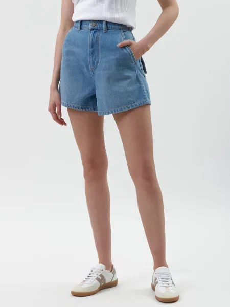 Шорти Emporio Armani блакитні