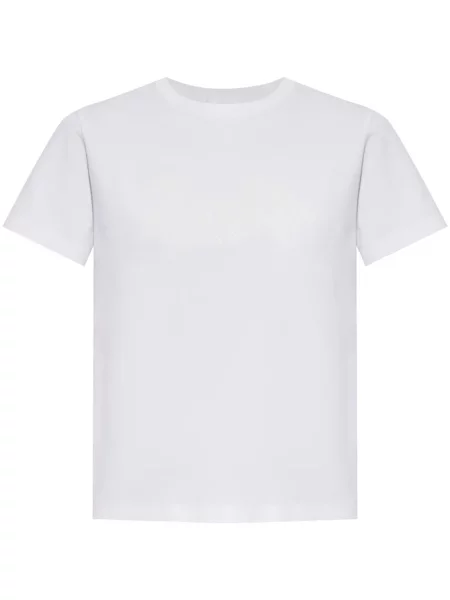 Tricou Moncler cu broderie alb