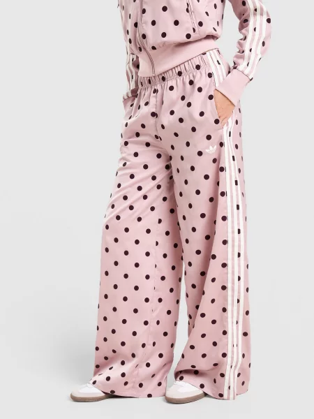 Adidas Spodnie Wide Leg różowe