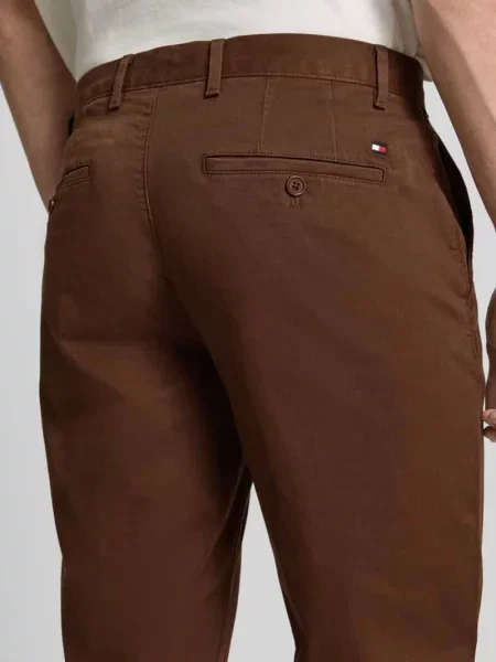 Chinosy o kroju regular fit z mieszanki bawełny model Denton' Tommy Hilfiger
