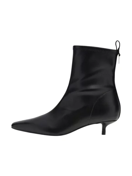 Buty do kostki Guess skórzane czarne
