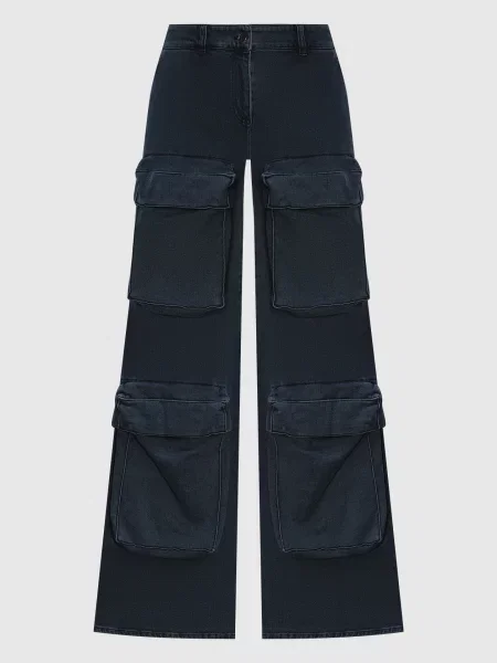 Джинси-карго з патчем логотипа Giuseppe Di Morabito Milano сірі