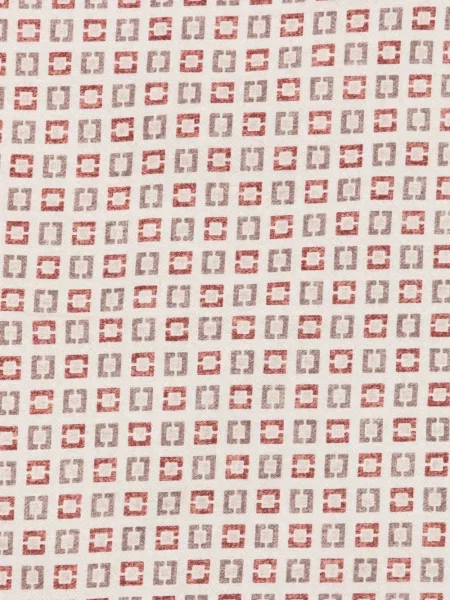 Fular Eleventy cu imagine cu imprimeu geometric alb