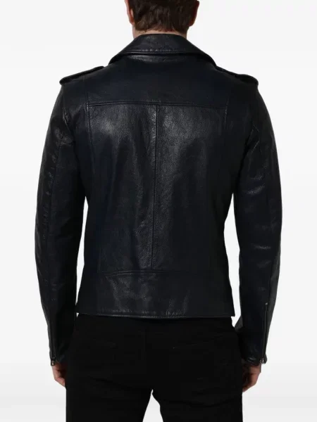 Kožená bunda Dolce & Gabbana černá