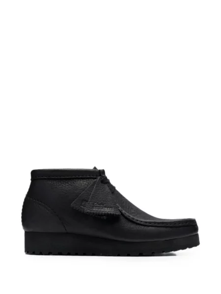 Cizme scurte Clarks Originals din piele negru